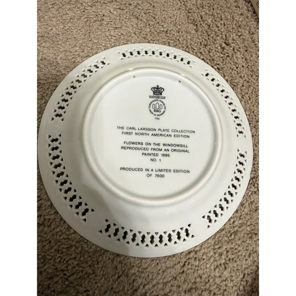Set of 4 COLLECTORS ITEM Bing & Grondahl limited edition‎ plates original boxes